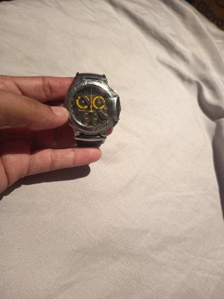 Reloj Tissot Cronógrafo Negro y Plateado zuiso