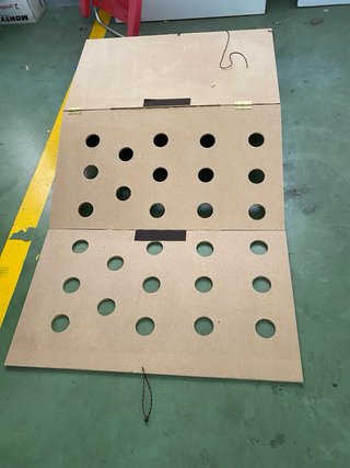 Cama camper plegable madera + 3 colchones