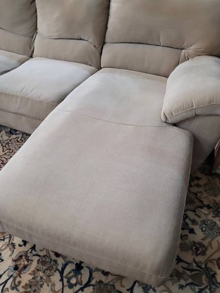 SOFÁ CHAISE LONGE CREMA
