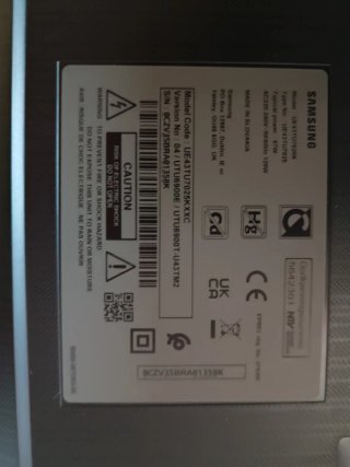 Smart TV Samsung 43" UE43TU7025K