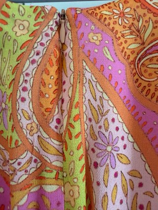 Vestido Zara Cut Out Estampado