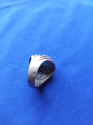Anello con pietra turchese 15€