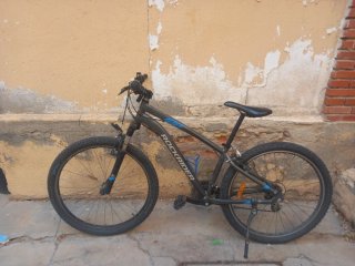 Bicicleta Rockrider Gris