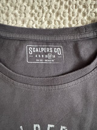 Camiseta Scalpers T12 Calavera Huesos