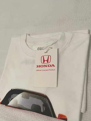 Pull&Bear Talla XS Blanca Coche Estampado HONDA