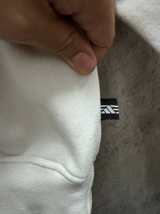 Felpa Adidas Vintage Anni '90 Bianca