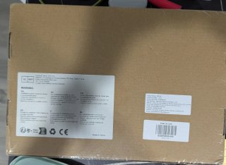 Grifo alto negro mate para lavabo 24cm. Nuevo. Sin