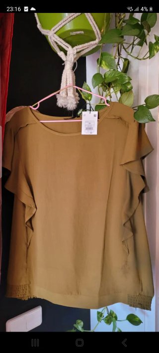 Blusa fluida talla única