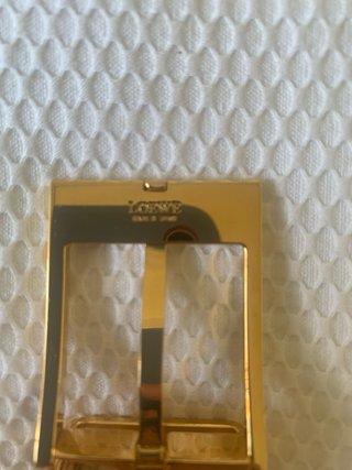 Cintura Loewe in pelle marrone da uomo
