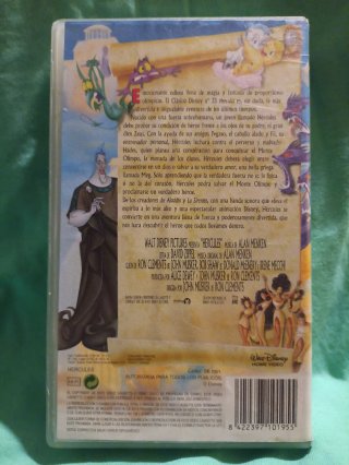 VHS Hércules Disney Clásicos Español