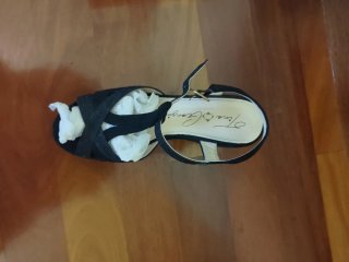 Zapatos de tacón negros talla 36