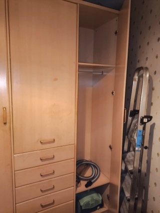Armario modular grande de madera