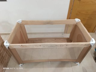 Cuna de viaje CAM Beige