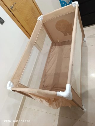 Cuna de viaje CAM Beige