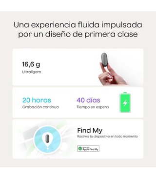 Grabadora de voz Plaude NotePin S