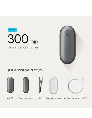 Grabadora de voz Plaude NotePin S