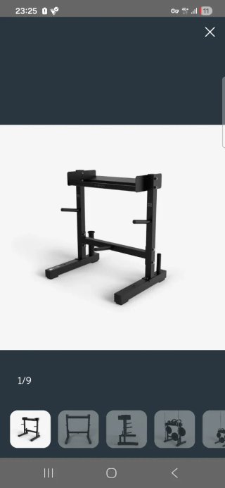 Soporte almacenamiento pesas y barras