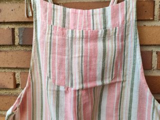 Mono Lino Verano Talla M Rayas Rosas