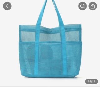 Bolsa de playa/piscina multibolsillos nueva