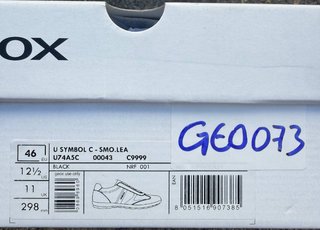 Geox Uomo Symbol C Zapatos Talla 46