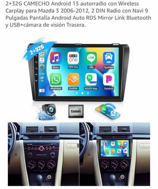 Pantalla Android CarPlay Mazda 3