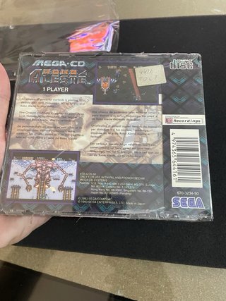 Robo Aleste Sega Mega CD Nuevo Precintado