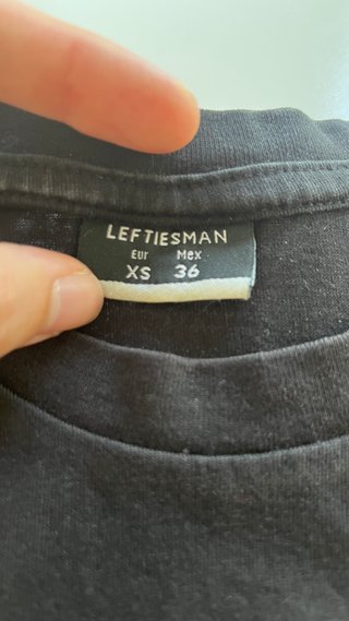 Camiseta Lefties Negra XS - NUEVA