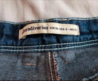 Shorts Vaqueros Stradivarius Talla S
