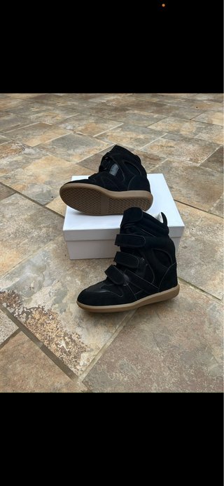 Isabel Marant Botines con cuña negros