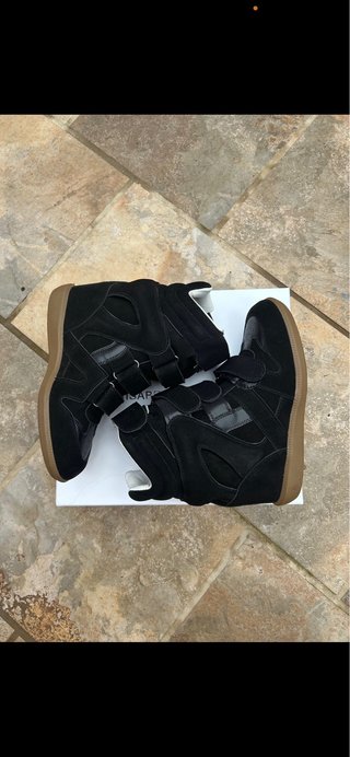 Isabel Marant Botines con cuña negros