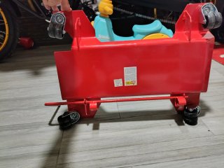 Caballete moto con ruedas Rothweld