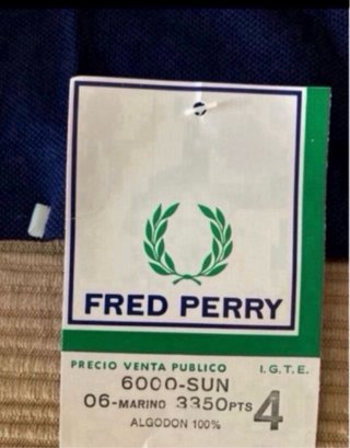 Polo Fred Perry Azul Marino nuevo