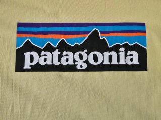 Maglietta Patagonia Logo Montagna Taglia M