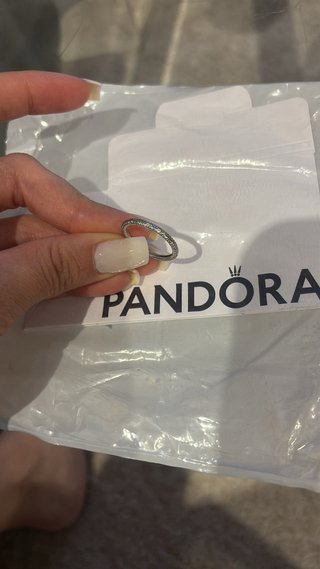 Anillo Pandora Plata con Circonitas
