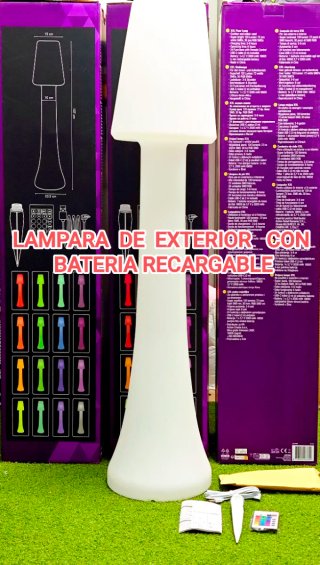 Lámpara de Pie Exterior 107cm
