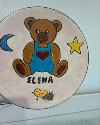 Cuadro infantil personalizado Elena