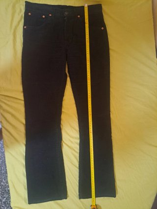 Levis Pana .Pantalon Negro 30x34.