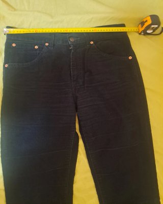 Levis Pana .Pantalon Negro 30x34.