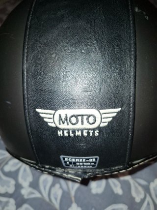 Casco Moto Jet Negro T- S 55-56 cms