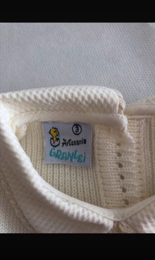 Traje bebé Artesanía Granlei talla 3 meses