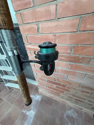 Caña de pesca vintage + carrete Match 510