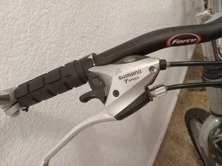 Bicicleta Montaña Aluminio Plata