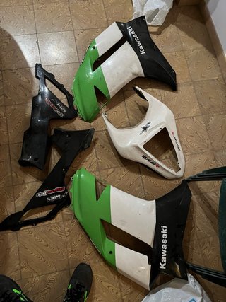 Carenado Kawasaki Ninja ZX6R Fibra 2008