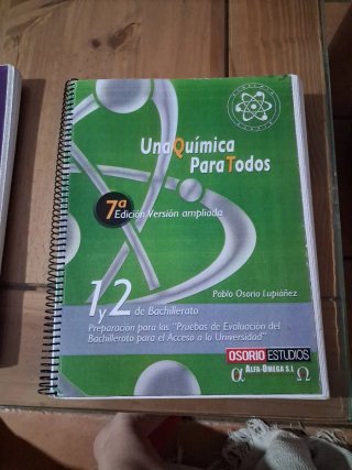 Química 1y 2 bachillerato