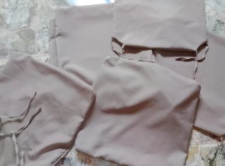 Fundas cojín sillas Marrón