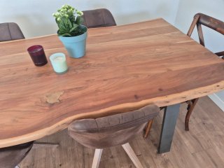 Mesa comedor roble natural