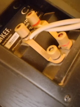 Altavoces Kef C3 Negros incluidos cables OFC
