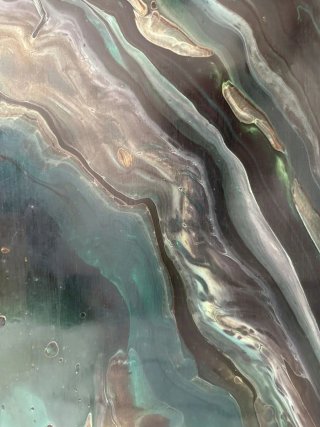 Arte Fluido Mármol Jade Estelar