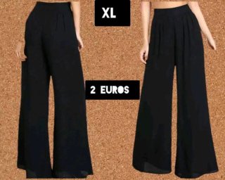 Pantalón negro talla XL