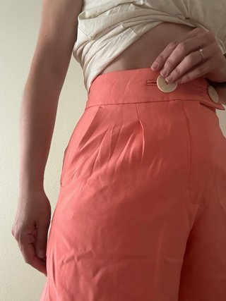 Shorts Zara Naranja Talla M
